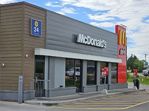 McDonald's Cladding Project, Drayton Valley