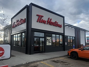 Tim Hortons Cladding Project, Devon, AB